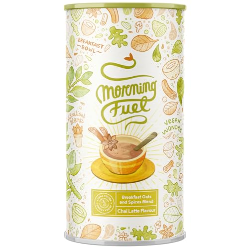 Morning Fuel - Haferflocken / Porridge - Chai Latte - Veganer, Nährstoffreicher Frühstücksersatz - Breakfast Smoothie Bowl