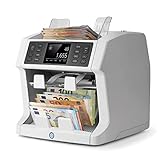 Safescan 2985-SX Geldzählmaschine, Wertzählung und Sortierung von gemischten Banknoten - Banknotenzähler mit 7-facher Echtheitprüfung - Geldzählmaschine mit Sortieroptionen