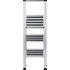 Wenko Aluminium-Design Klapptrittleiter 2,55 m