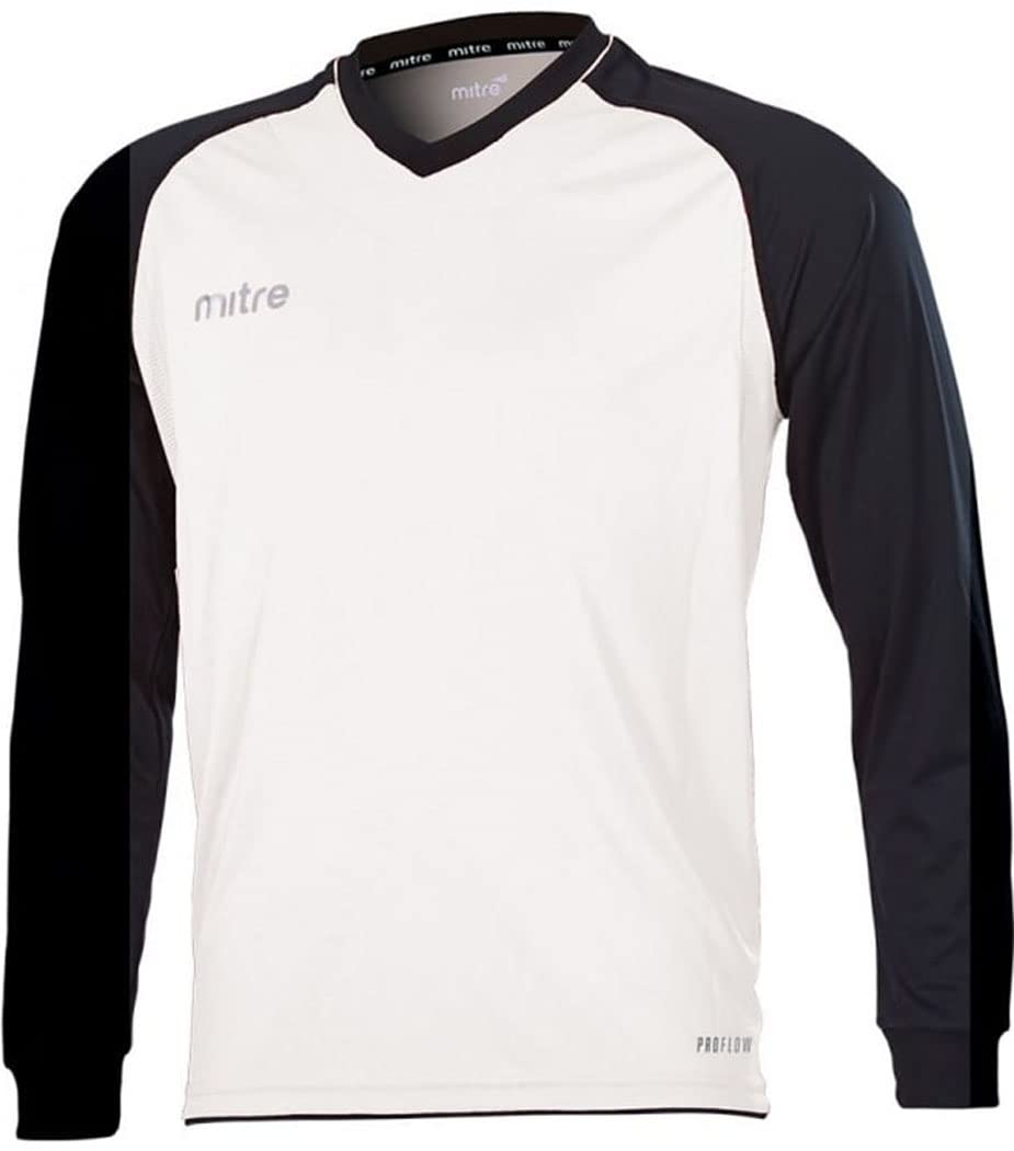 Mitre Herren 's Cabrio Fußball Match Day Shirt M weiß/schwarz
