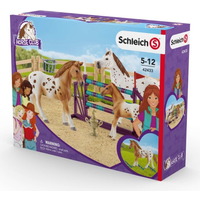 Schleich Horse Club Set Turnier-Training und Pferde Appaloosas (42433)