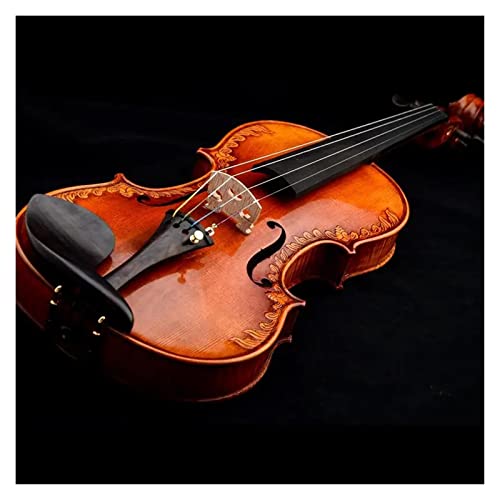 Erwachsene Violine Handgeschnitzte Violine Professioneller Anfänger Kinderaufführungstyp Handgefertigtes Violinmusikinstrument (Farbe: 4/4)