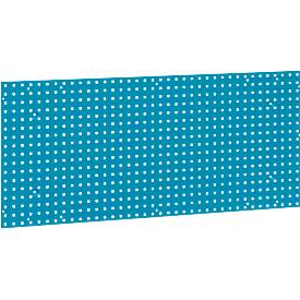Lochplatte, zum Einhängen, 1443 x 645 mm, dunkelblau RAL 5009