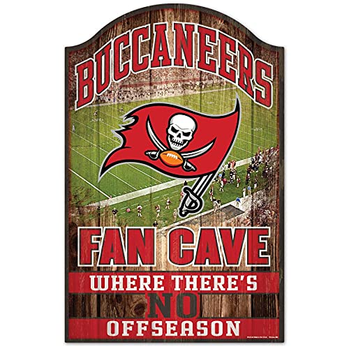 Wincraft NFL Holz-Schild Fan CAVE Tampa Bay Buccaneers