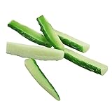 Deko-Gurkensticks Dummy Gurkenstifte Fake Lebensmittel Attrappen grün 6 Stück