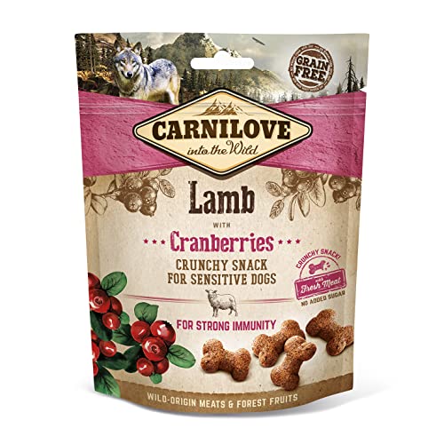 Carnilove Canine Crunchy Snack Lamm Blaubeeren Box 6 x 200 g 1200 g