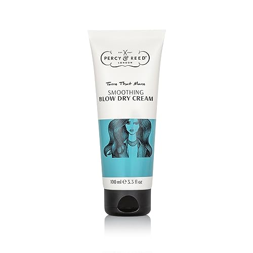 Percy & Reed Tame That Mane Smoothing Blow Dry Cream - Anti-Frizz Blow Dry Cream - Gives Hold, Shine, Volume, and Heat Damage Protection - Long-Lasting Moisturiser- 100ml