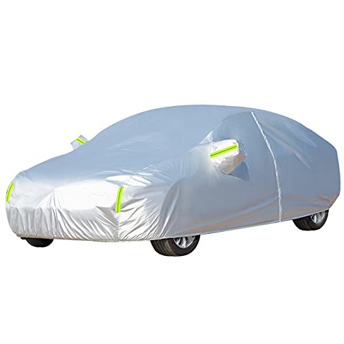 Autoabdeckung für 𝗟𝗮𝗻𝗱 𝗥𝗼𝘃𝗲𝗿 Defender 90 Tarpaulin Car Cover Full Garage Car Garage Dustproof Windproof Snowproof UV Protection Outdoor Car Cover Universal