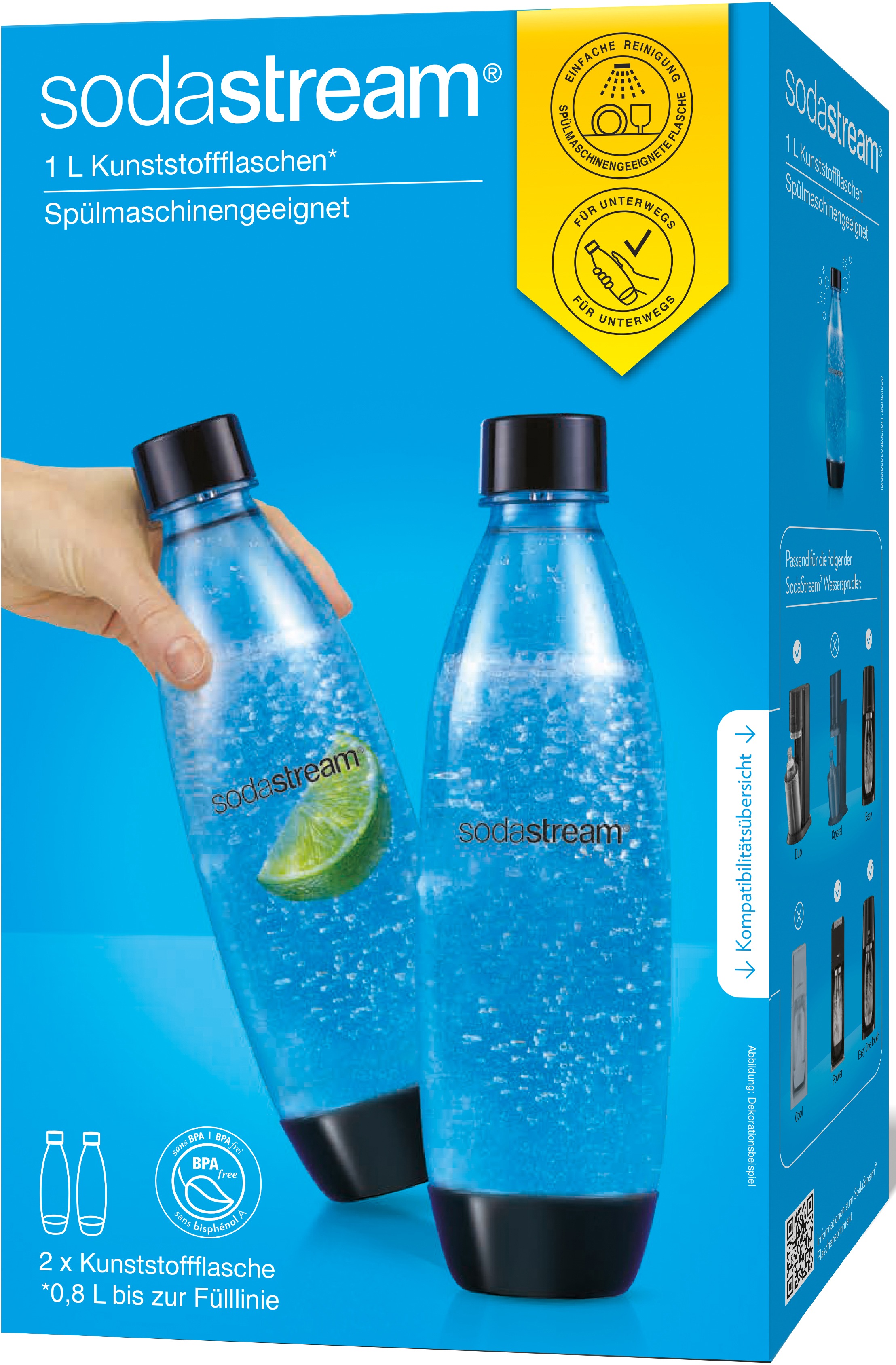 SodaStream Wassersprudler Flasche "DuoPack Fuse", (Set, 2 tlg.) 2