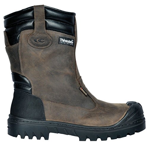 Cofra 26550-000.W45 BARANOF UK S3 CI HRO SRC Sicherheitsstiefel, Braun/Schwarz, Größe 45