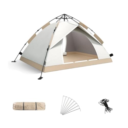 Pop Up Zelt, Familie Camping Zelt für 4 Person, Portable Instant Zelt, Automatik Zelt, Leichtes Zelt im Freien, Wasserdicht Winddicht für Camping Wandern Bergsteigen,Aufstellen in 3 Sekunden (Color :