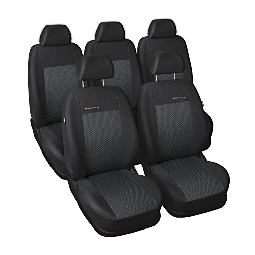 Elegance (E3) (maßgeschneidert) - Autoschonbezug-Set - Rücksitze (3x1 Sitzer) - 5902311272792