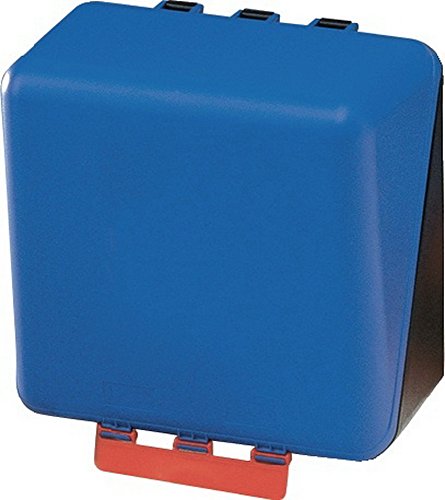 Box aus ABS-Ku. blau, 236x225x125mm GEBRA neutral m.Gebotszeichen