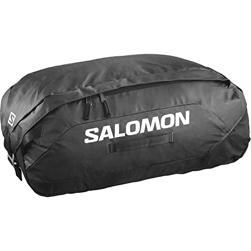 Salomon Duffel 45 Unisex-Reisetasche mit leichtem Zugriff dank praktischem Design, hergestellt aus extrem strapazierfähigen Materialien, Black