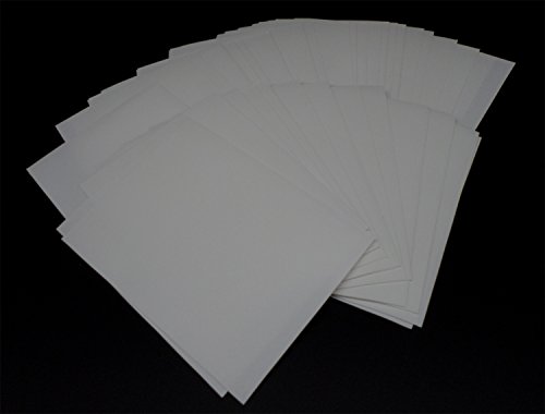 docsmagic.de 5 x 100 Mat White Card Sleeves Standard Size 66 x 91 - Weiss - Kartenhüllen - PKM - MTG