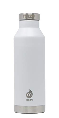 Mizu V6 Isolierte Edelstahl Trinkflasche weiß 560ml