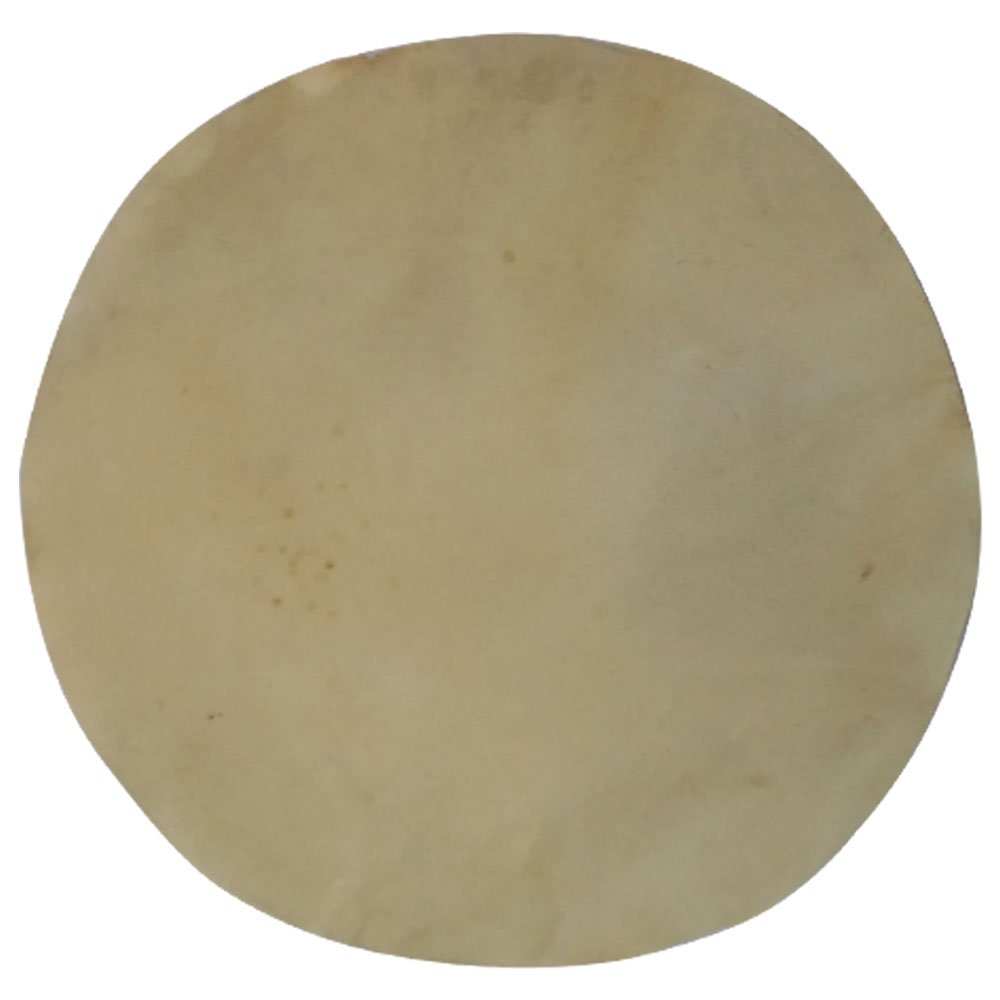 Djembe-Trommelkopf, natürliche Ziegenfelle Snaredrums Haut Irish Bodhran Banjo Native Frame Marching Drums (55,9 cm)