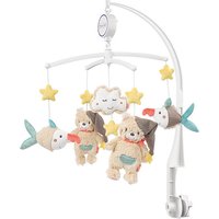 Fehn 160741 Musik-Mobile Rainbow - Spieluhr-Mobile mit niedlichen Teddys zum Lauschen & Staunen - Zum Befestigen am Bett für Babys von 0-5 Monaten - Höhe: 65 cm, ø 40 cm