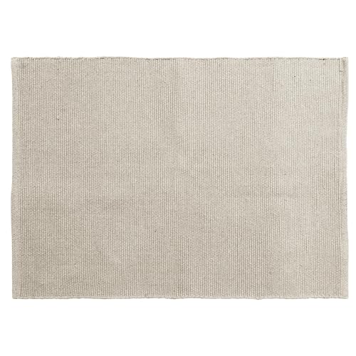 Linnea Teppich, rechteckig, 170 x 240 cm, reine Baumwolle, Moorea, Beige, Natur
