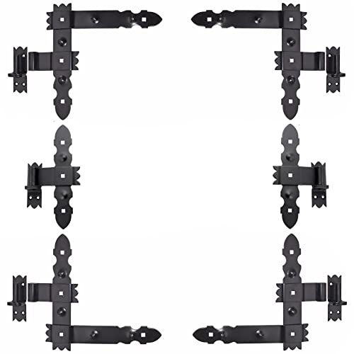 Winkelband Winkelbänder Türbänder Türband Schwarz Pulverbeschichtet (300 (6 Teile))