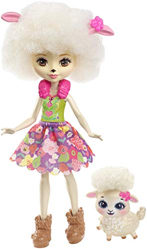 Mattel Enchantimals FNH25 Schafmädchen Lorna Lamb Puppe