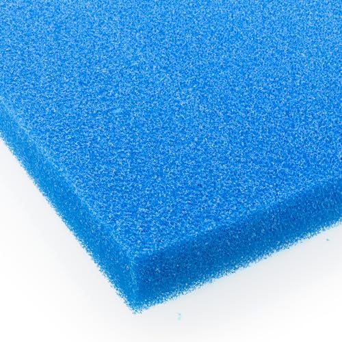 Pondlife Filterschaum blau 100x100x3 cm zur optimalen Verwendung als Filtermedium in Teichfiltern Größe PPI20 (mittel)