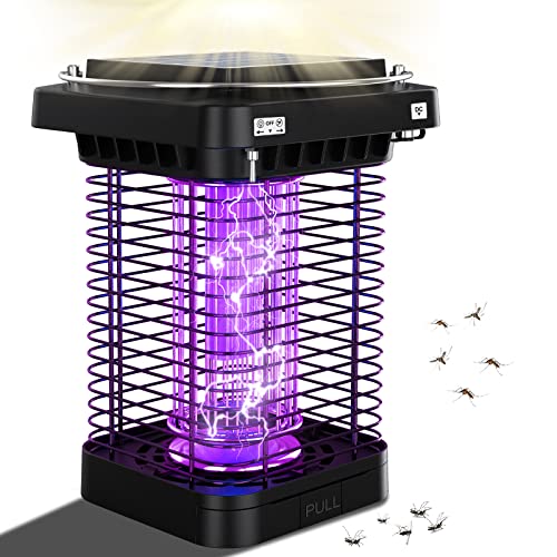 Insektenvernichter und Mückenstecker, Elektrischer Insektenvernichter Mückenlampe Solar UV Mückenvernichter USB Insektenfalle IP65 Wasserdichter Insektenlampe für Innen und außen