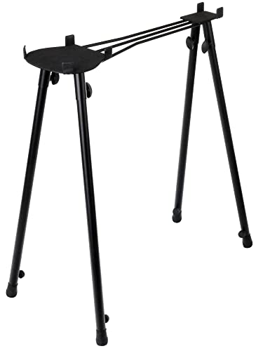 Classic Cantabile LSGS-100 Lap Steel Ständer (Gitarrenständer Stativ für Lap Steels, höhenverstellbar, Teleskop-System) schwarz