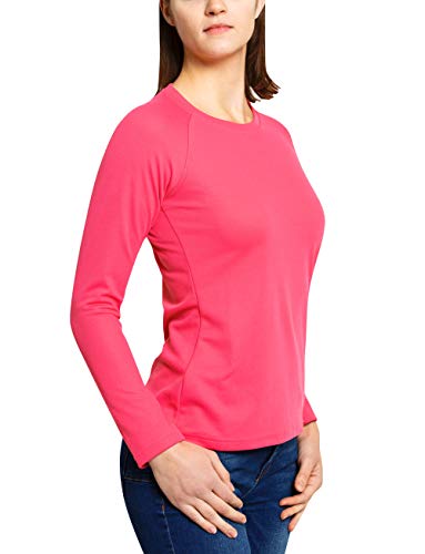 iQ-UV Damen Sonnenschutz Langarm T-Shirt, Raspberry, XL
