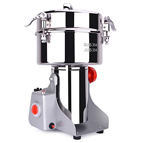 NEWTRY 500g Electric Family Stainless Steel Household High-Speed Superfine Grinder Food Mill Herb Grinder,Coffee Pulverizer for Chinese Medicinal Materials Spice Flavoring