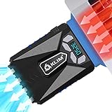 KLIM Cool Universaler Kühler für Spielekonsole Laptop PC – Hochleistungslüfter für Schnelle Kühlung - USB Warmluft-Abzug Blau[ Neue 2020 Version ]