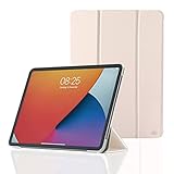 Hama Hülle für iPad Pro 2020 / 2021 / 2022 12.9 Zoll (aufklappbares Case für Apple Tablet, Schutzhülle mit Standfunktion, transparente Rückseite, magnetisches Cover) rosa
