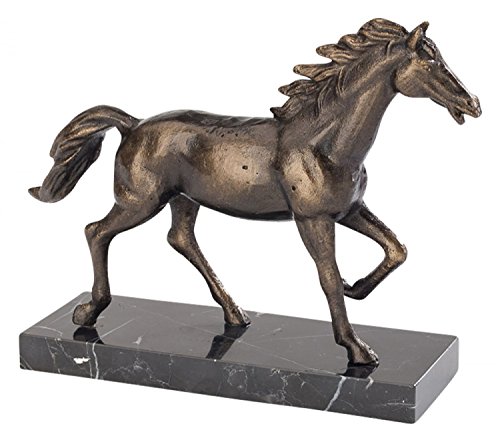 aubaho Skulptur Pferd 24cm Schreibtisch Statue Eisen Figur antik Stil Horse Iron