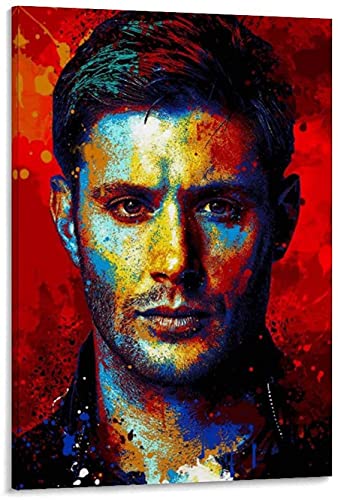 Luck7 Leinwand Druck Poster Dean Winchester für Porch Decor Wandkunst Kunstwerk Malerei Kunstdrucke Bild 23.6"x35.4"(60x90cm) Kein Rahmen