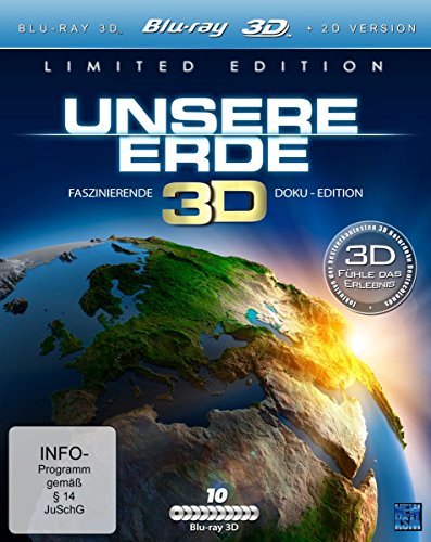 Unsere Erde 3D (10 Dokus Limited Special Edition) [Real 3D-Blu-ray] (Exklusiv bei Amazon.de)