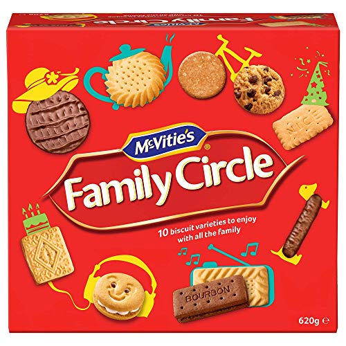 McVities Family Circle Biscuit Assortment - Pack Size = 1x620g