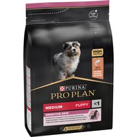 Purina PRO PLAN Dog Medium Puppy Sens. Skin Lachs trocken 3 kg