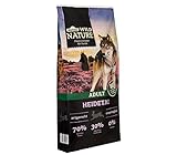Dehner Wild Nature Hundefutter Heidetal, Trockenfutter getreidefrei / zuckerfrei, für ausgewachsene Hunde, Kaninchen, 12 kg