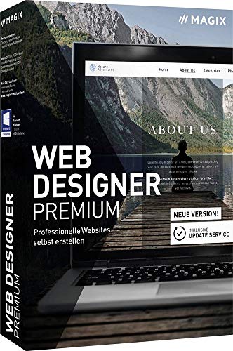 Magix Web Designer Premium Vollversion, 1 Lizenz Windows Webdesign-Software