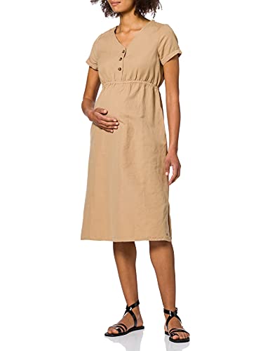 ESPRIT Maternity Damen Dress WVN ss Kleid, Sand-140, 44