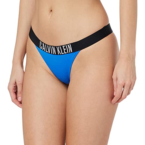 Calvin Klein Damen Brazilian Bikinihose Brazilian Style, Blau (Dynamic Blue), L
