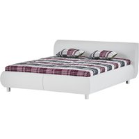 Polsterbett - weiß - Betten > Doppelbetten - Möbel Kraft