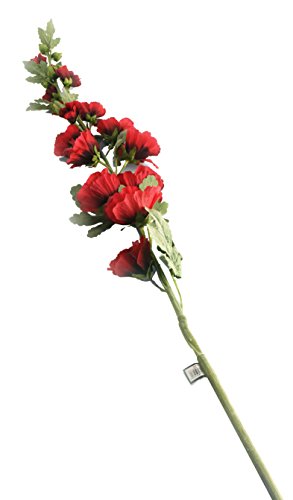 Closer 2 Nature F073RL Floral Elegance, Stockrose, 118 cm, Einzelstamm, rot