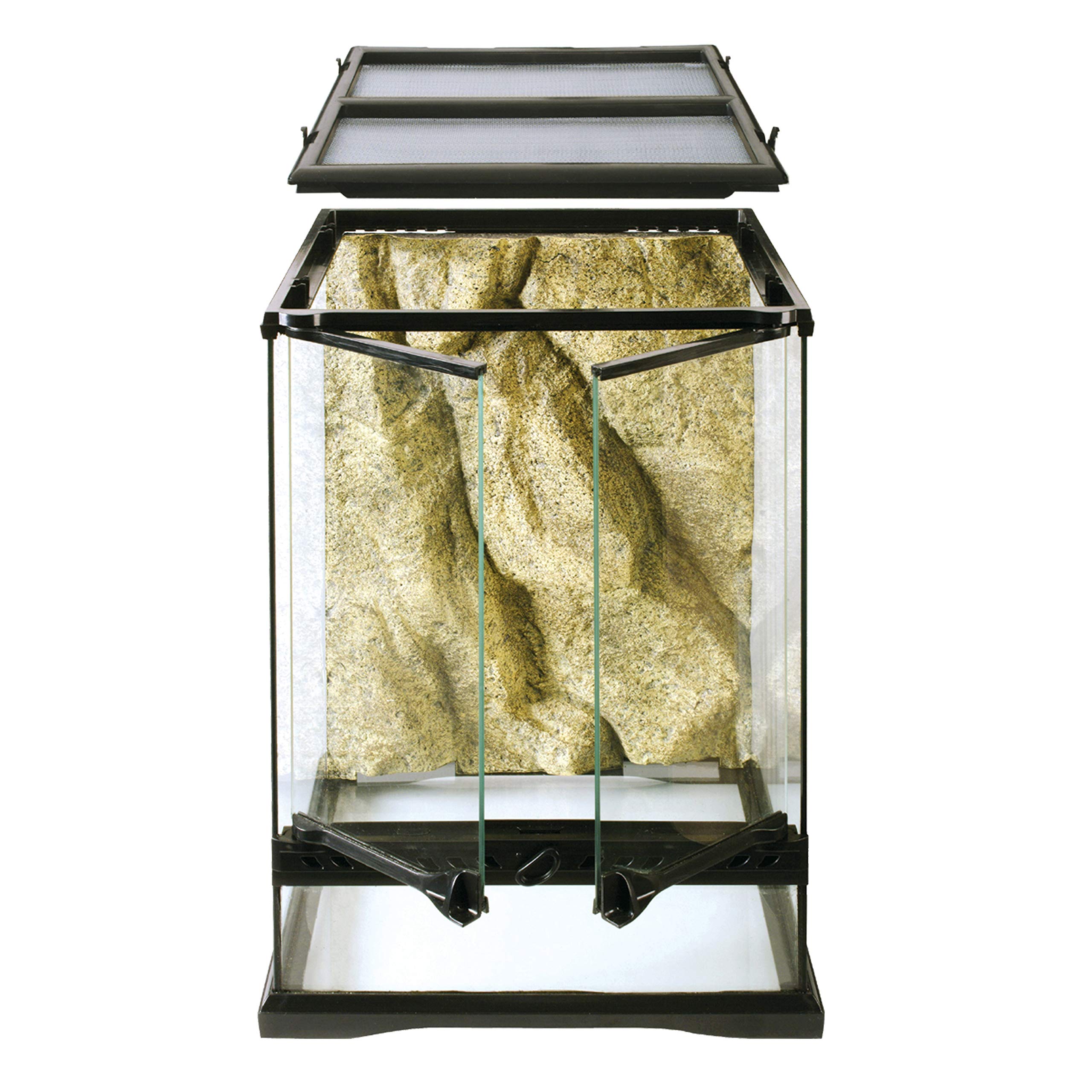 Exo Terra Terrarium aus Glas, mit einzigartiger Front Belüftung, 30 x 30 x 45cm