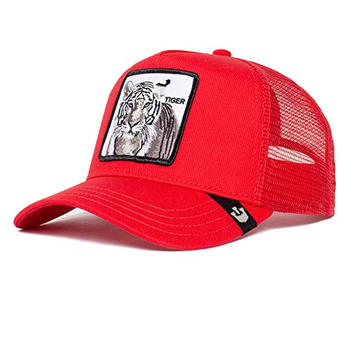 Goorin Bros. The White Tiger Red Adjustable Trucker Cap - One-Size