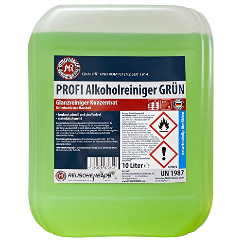 Reuschenbach® Profi Alkoholreiniger 10 L Kanister Glanzreiniger Konzentrat