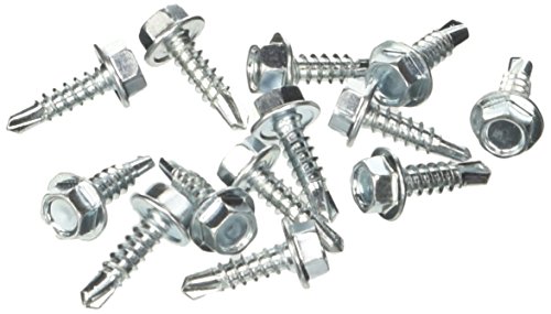 Dresselhaus Bohrschrauben, Sechskantkopf mit Bund-K, 3,5 x 13 mm, galvanisch verzinkt, 1000 Stück, metall