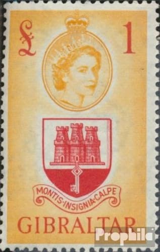 Prophila Collection Gibraltar 147 postfrisch ** MNH 1953 Ansichten (Briefmarken für Sammler)