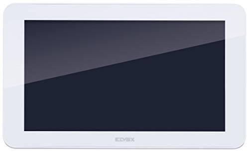 VIMAR K40937 Zusatz-Touchscreen-Freisprech-Monitor LCD 7in für Videosprechanalagen-Set, Netzgerät, mit Zubehöre für AP-Einbau, Weiß