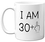 Stuff4 - 31. Geburtstag Geschenk für Frauen und Männer, freche Tasse mit Mittelfinger, lustiges Geschenk, Geschenk Geburtstag, lustige Tasse für 313 ml (312 ml) Keramik-Kaffeetasse